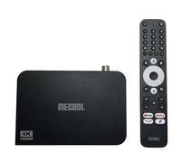 KT2 Android TV Box DVB-T/T2 Android 11 Amlogic S905Y4-B 2T2R 2.4G/5G Dual WiFi BT5.0 Soporte AV1 VP9 H.265 4K HDR TV Box