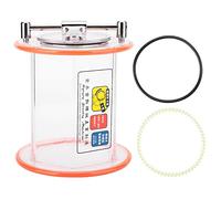 KT6808 Cubo pulidor giratorio con tambor rodante, máquina pulidora de joyas, sincronización bidireccional automática de 4 velocidades, herramienta de pulido de gemas para