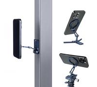 Ktankros Soporte Magnético para Móvil, Soporte Plegable para Móvil con Arca-Swiss, Compatible con MagSafe, iPhone 12-17 y Samsung