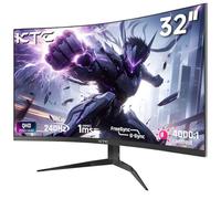 KTC 32inch 240Hz Curved Gaming Monitor, 1000R VA, QHD(2560x1440p), 4000:1 Contrast, Soporte FreeSync GSync, HDMI2.0(144hz)/DP1.4(240hz)/Earphone, Tilt, Xbox PS5 Switch, 2K Computer Monitor para Gamer