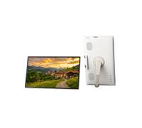 KTC MegPad 25" Monitor Portátil 1080p con Pantalla Táctil, Android 14, Batería Integrada, Altavoces & Cámara de 8MP, Entrada de Video USB-C, Control Remoto, Panel IPS, Ideal para Exteriores, Camping