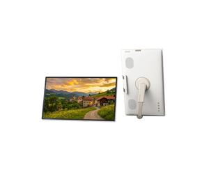 KTC MegPad 25" Monitor Portátil 1080p con Pantalla Táctil, Android 14, Batería Integrada, Altavoces & Cámara de 8MP, Entrada de Video USB-C, Control Remoto, Panel IPS, Ideal para Exteriores, Camping