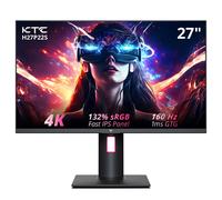 KTC Monitor 4K UHD(3840x2160) 144Hz, Monitor de 27 pulgadas Fast IPS Pane 160Hz 1ms GTG, HDR400 132% sRGB, HDMI2.1/DP1.4, G-Sync, AMD FreeSync Premium, Montaje VESA, Soporte de