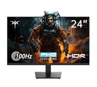 KTC Monitor de computadora Full HD de 24 Pulgadas, 1080P, Monitor de Juegos HDR10 de 100 Hz sin Marco con sincronización Libre, Puertos HDMI y VGA, Monitor de PC para Trabajar, VESA, inclinación