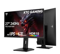 KTC Monitor Gaming 240Hz 27 Pulgadas | FHD@240Hz | Soporte Ajustable | Panel IPS rápido | 1ms (MPRT) | Brillo de 350 CD/㎡, HDR | Adaptive Sync | 97% DCI-P3, 99% sRGB, ΔE＜2 | H27F7