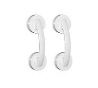 KtdaysB asidero con ventosas 2 piezas antideslizante baño apoyo mango pasamanos Mango de movilidad portátil con ventosa súper fuerte para gabinete de cajón de ventana de baño