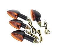 KTGVTPBHBW indicadores dirección Bombilla Universal Para Motocicleta 12V Luz De Señal Giro Indicador Intermitente Para Scooter Lámpara Para Bicicleta Delantera Y Trasera 10MM(TSL035-S-L)