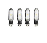 KTGVTPBHBW indicadores dirección Para Kawasaki De Para 10mm Luces Intermitentes Para Motocicleta Intermitente 3 Led Indicador Flecha Lámpara Accesorios Direccionales(4Pcs)