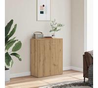 KTHLBRH Aparador de roble Artisan, armario de jardín para dormitorio, oficina, 60 x 30 x 75 cm, material de madera