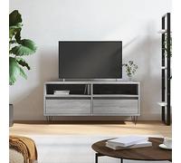 KTHLBRH Armario para TV Sonoma gris aparador colgante tv mueble aparador tv mesa de centro 100 x 34,5 x 44,5 cm de madera