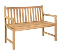 KTHLBRH Banco de jardín, muebles de jardín, decoración de porches y asientos al aire libre, la mejor opción para piscinas, balcones, jardines, 114 cm de madera maciza de teca