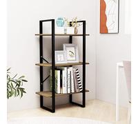 KTHLBRH Estantería de Almacenaje de Madera Maciza de Pino, Estructura Metálica Estable y Duradera para Cocina, Salón, Sótano, Trastero o Taller, Ideal como Organizador