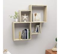 KTHLBRH Estantería de Pared en Cubo Moderna, Estante Flotante con Compartimentos Abiertos para Organizar Libros, Decoración y Objetos Decorativos en el Hogar