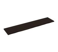 KTHLBRH Estantería flotante de pared pequeña, estantería de pared flotante para salón, baño, cocina, oficina, color marrón oscuro, 220 x 50 x (2-4) cm