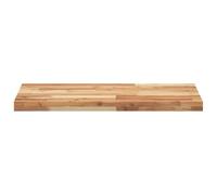 KTHLBRH Lavabo de madera de acacia, 140 x 40 x 4 cm | Macizo resistente, superficie lisa, fácil de limpiar, uso multifunción para baño o cocina