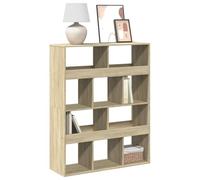KTHLBRH Librería Clásica de Diseño Elegante con 10 Compartimentos Espaciosos, Estantería Multiusos para Libros, Revistas, DVD y Decoración, Estructura Resistente de