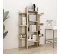 KTHLBRH Librería con 13 compartimentos para libros, CD, decoración y plantas, estantería estable con paredes laterales y panel trasero, ahorra espacio para salón, dormitorio y oficina, ligera