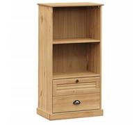 KTHLBRH Librería VIGO 60x35x114.5 cm Madera maciza de pino Estantes decorativos Estantería Oficina Librería Salón Estantes para el Dormitorio para Oficina, Sala de Estar Dormitorio