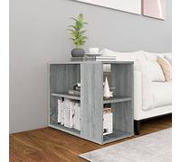 KTHLBRH Mesa auxiliar gris Sonoma 60 x 30 x 50 cm de material de madera, aparador para dormitorio, lateral o vestidor, adecuada para cocinas, dormitorios, comedores, salones o pasillos