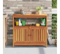 KTHLBRH Mesa consola de acacia 80 x 35 x 75 cm