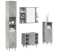 KTHLBRH Mueble de Baño con Lavabo y Armario - Mueble Superior con Agujero para Lavabo, Amplio Espacio de Almacenamiento, Puerta Práctica, Material de Madera