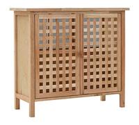 KTHLBRH Mueble de baño de madera maciza de nogal, 66 x 29 x 61 cm