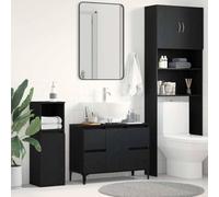 KTHLBRH Mueble de Baño Minimalista Montado en Pared con Estantes de Tablero y Puerta con Bisagra, Forma Rectangular y Acabado Mate para Almacenamiento Organizado,