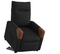KTHLBRH Sillón eléctrico reclinable elevable de Tela Negro Sillón Reclinable Elevador Eléctrico para Personas Mayores con Función Manual