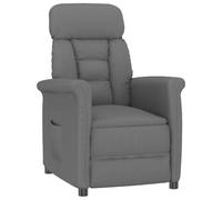 KTHLBRH Sillón Recliner Gris Oscuro Gris Oscuro Sillón Reclinable Moderno: Comodidad y Estilo para tu Sala 70.5 x 96.5 x 95 cm