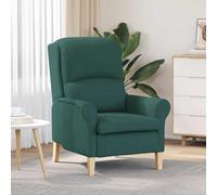 KTHLBRH sillón Verde Oscuro Sillón Moderno con Marco de Contrachapado y Espuma Cómoda para Sala de Estar 76 x 94 x 102 cm Tela