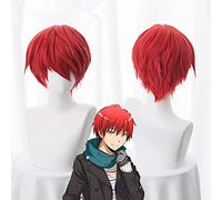 Ktip Up Asesinato Aula Karma Akabane Akashi Seijuro Sasori peluca corta roja resistencia al calor fibra Cosplay Cosplay pelucas KUGBS028A