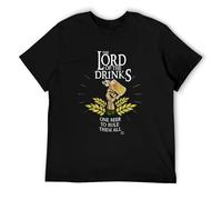 KTIQgdgAX 1Tee Mens Lord of The Drinks One Beer to Rule Them All T-Shirt XL
