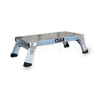 KTL Plataforma de Trabajo Profesional de Aluminio Plegable 1 peldaño 45x90 Serie Karla