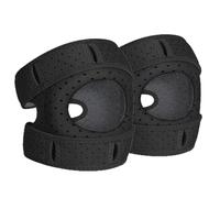 KTLCNDF Rodillera Profesional Con Anillo De Silicona 3D Y Correa Ajustable. Soporte For Correr Y Hacer Senderismo. Neopreno Transpirable. Ajuste De 3 Niveles. Un Par.(Black,XS)