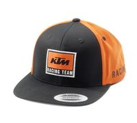 KTM AG KTM Team Flat Cap OS (2024) - 3PW240003700 Negro/Naranja, Negro/Naranja, Talla única