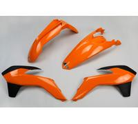UFO PLAST Kit de plásticos 999/14 KTM EXC-F 500 2014-2016 4 piezas naranja/negro