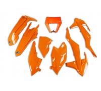 kit de plástico Ktm EXC 125 150 250 300 350 450 500 2017 - 2019 naranja porta...
