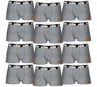 KTM L - Set de 12 Calzoncillos bóxer Gris Claro