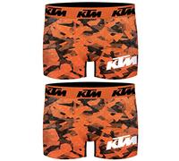 KTM PK1603-X Talla XL: Set 2 Boxer Microfibra (92% poliéster-8% Elastano) -Multicolor, Pack De 02 Pk1603, Hombre