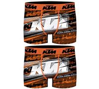 KTM PK1604-Z Talla XXL: Set 2 Boxer Microfibra (92% poliéster-8% Elastano) -Multicolor, Pack De 02 Pk1604, Hombre