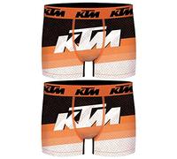 KTM PK1608-X Talla XL: Set 2 Boxer Microfibra (92% poliéster-8% Elastano) -Multicolor, Pack De 02 Pk1608, Hombre