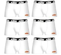 KTM XL - Set de 6 Calzoncillos bóxer Blanco