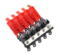 KTMBOHU Bloque de fusibles Midi de 3/4/5/6 vías, 200A, Tipo Perno, distribución de energía, portafusibles SUV BDFS Midi(3 Way)