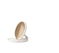 KTMBOHU Espejo Cosmético LED con Tapa Plegable De Doble Cara