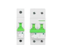 KTMBOHU Interruptor Disyuntor En Miniatura 1P2P3P4P Hogar 63A 6KA Protección contra Cortocircuitos Y Sobrecargas(2P 50A)