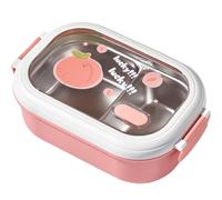Ktnyl Loncheras para Niños, Fiambrera Acero Inoxidable Infantil, Tupper Acero Inoxidable Niños, Fiambrera de Stainless Steel, Se Puede Utilizar para Ir Al Colegio, Al Trabajo, de Picnic o de Viaje