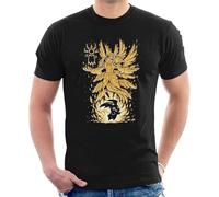 KTOPMC Digimon Crest Hope Patamon Seraphimon Men's T-Shirt(X-Large)