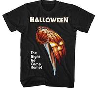 KTOPMC diyi Halloween The Night He Came Home Adult T Shirt Great Movie Black(Medium)