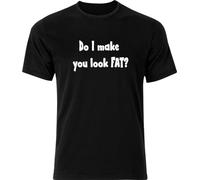 KTOPMC DO I Make You Look Fat Funny Gift SARCASTI Xmas T Shirt Black(Small)