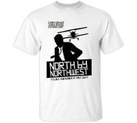 KTOPMC Doapee North by Northwest V1, Alfred Hitchcock 1959, T-Shirt (White)(XX-Large)